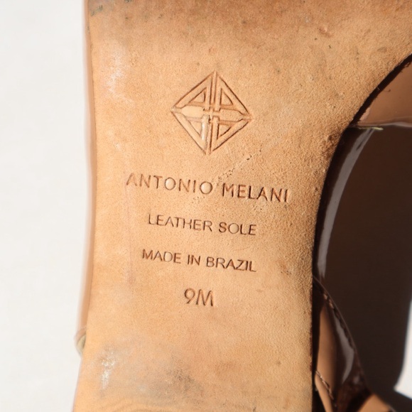 ANTONIO MELANI Tan Pointed-Toe Heels - Picture 5 of 7